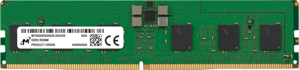 Micron 64GB DDR5-5600MHz RDIMM ECC-MTC40F2046S1RC56BR Micron 64GB DDR5-5600MHz RDIMM ECC-MTC40F2046S1RC56BR